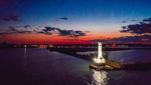 Lighthouse by the lake